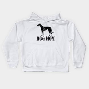 Whippet Dog Mom Kids Hoodie